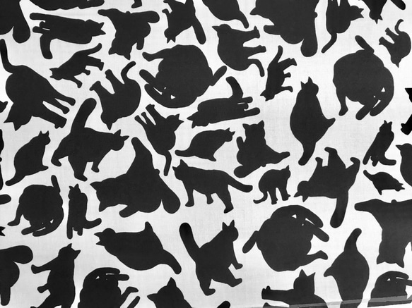 黒猫　マスク&耳つきターバン　マスクコーデ 9枚目の画像