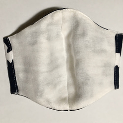 親子パンダブラック　マスク&ミニ手拭い　マスクコーデ 5枚目の画像