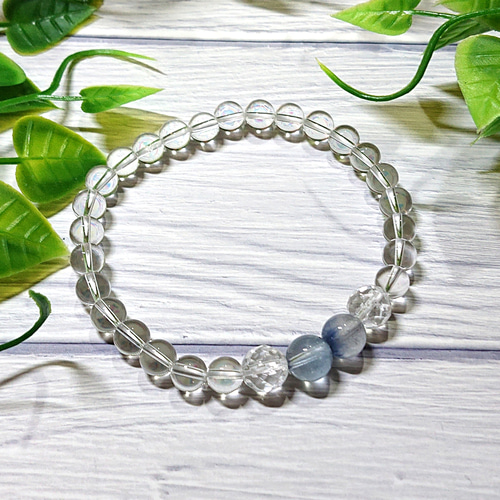 ◇五福臨門天珠とスーパセブンのパワーストーン ブレスレット