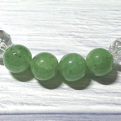 ★(dima おまとめ歓迎！)クリアペリドット 7.5ミリ珠 ブレスレット ☆クリアペリドット 7.5ミリ珠 ブレスレット(SA~SA+) ◇定額商品