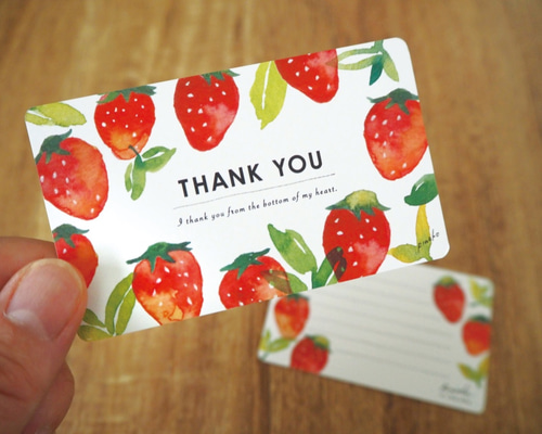 サンキューカード　38枚　いちごちゃんmix サンキューカード38枚いちごちゃんmix