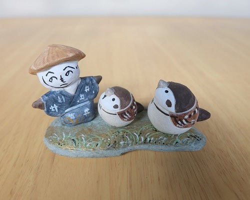 ☆ 雀-案山子セット♪ その他置物 kamiyama-工房 通販 12530195