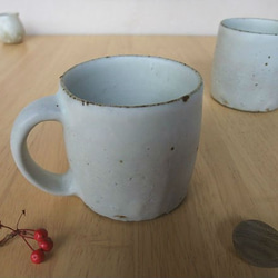 粉引-マットマグカップ-シンプル 5枚目の画像