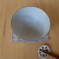 粉引ｰマット　飯碗-Ⅱ 4枚目の画像
