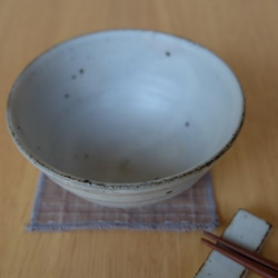 粉引ｰマット　飯碗-S 4枚目の画像