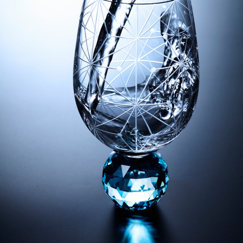 切子グラス東京切子虹が出る東京切子千代紙 グラス虹KILIKO