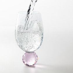 虹が出る東京切子 千代紙 ピンク グラス KILIKO 通販 10918985｜Creema