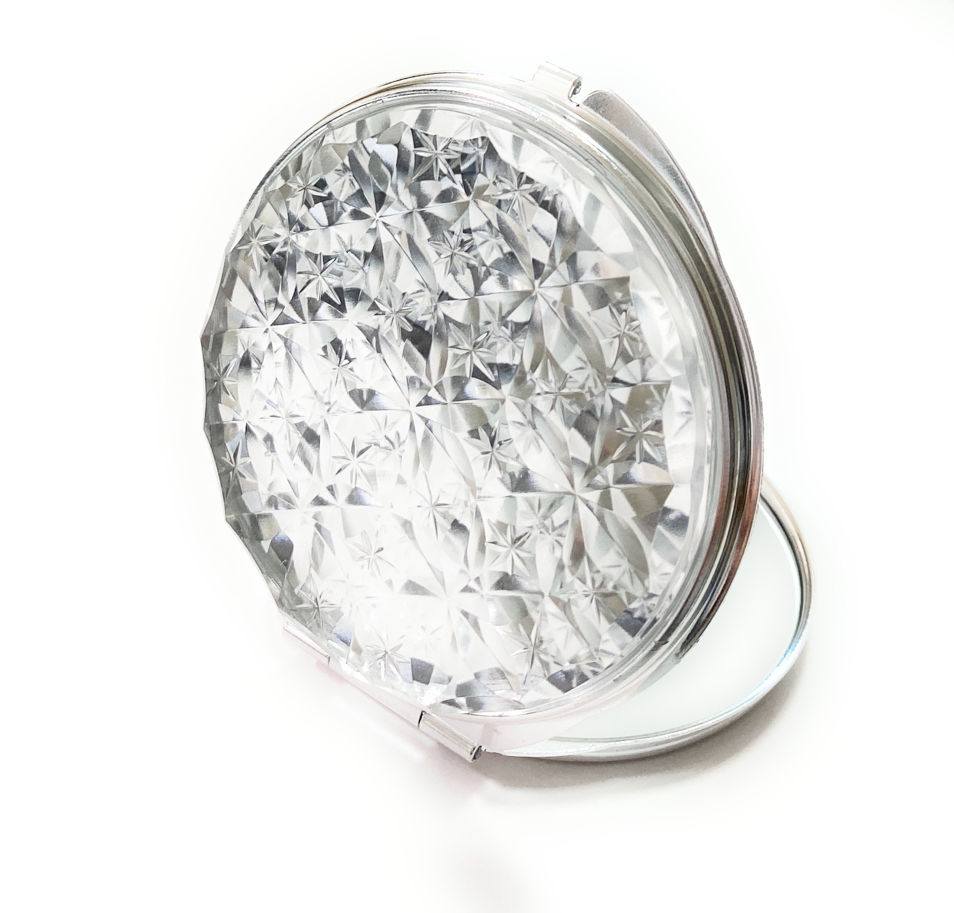 東京切子コンパクトミラー　華六花　Silver