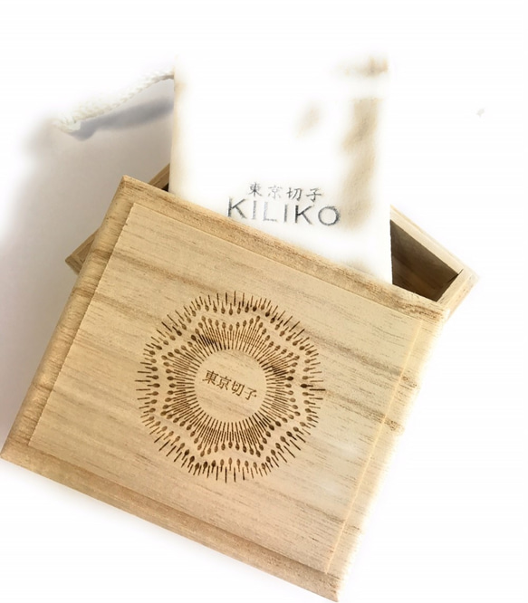 KILIKO　JEWELRY（東京切子）帯留め　星姫　Citrine 5枚目の画像