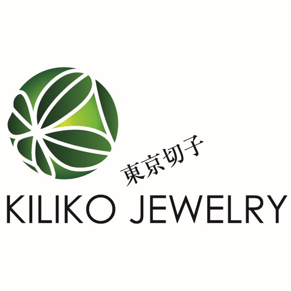 KILIKO JEWELRY(東京切子）ネックレス　麻乃葉　drop　ブルー　+　雅七宝パール 7枚目の画像