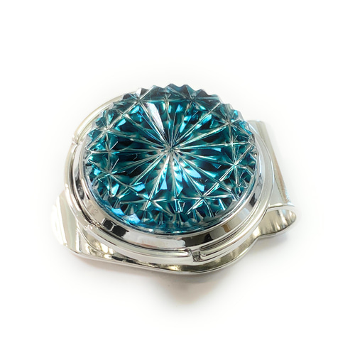 東京切子ゴルフマーカー 菊 ダークブルー その他雑貨 KILIKO 通販