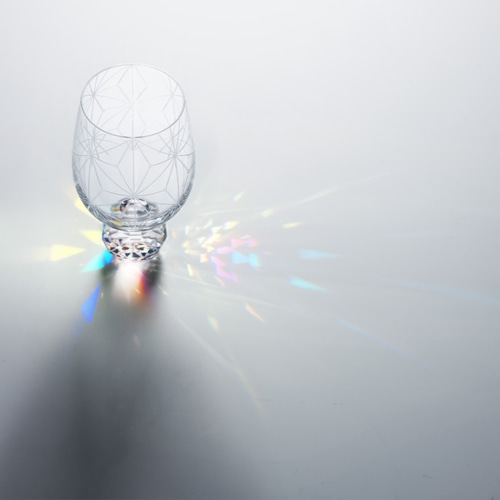 切子グラス　東京切子　虹が出る東京切子　千代紙 　グラス　虹　KILIKO 虹が出る東京切子 千代紙 グラス KILIKO 通販 5027023｜Creema