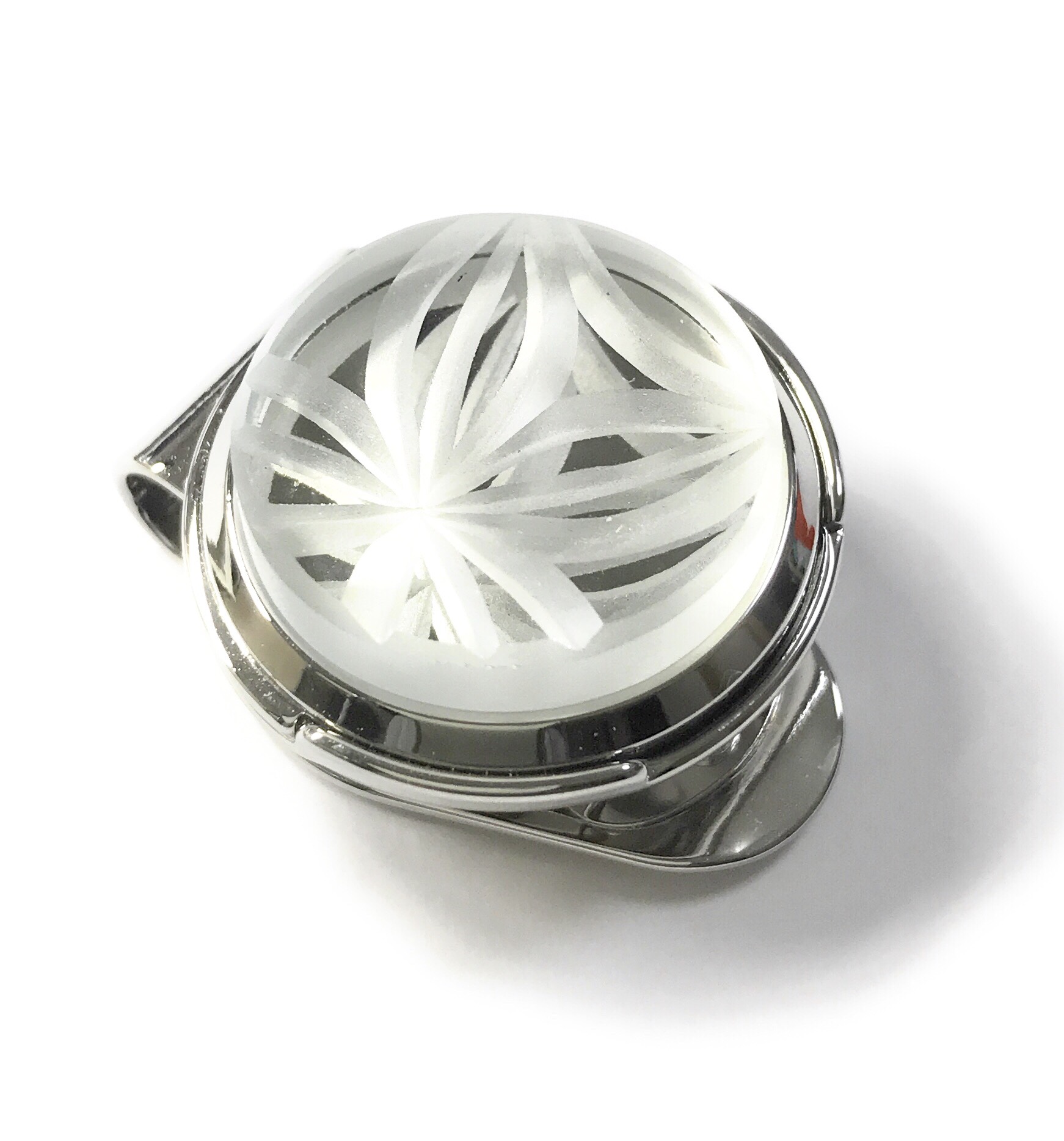 東京切子（花切子）ゴルフマーカー　雅七宝　 クリアー 16,170円