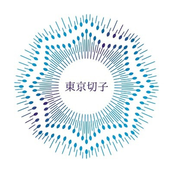 東京切子（花切子）ぐいのみ　新「舞踊　ll」 6枚目の画像