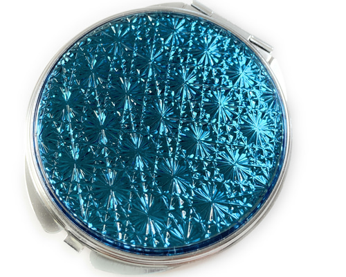 東京切子コンパクトミラー 姫菊 ～ひめぎく～ Silver 東京切子