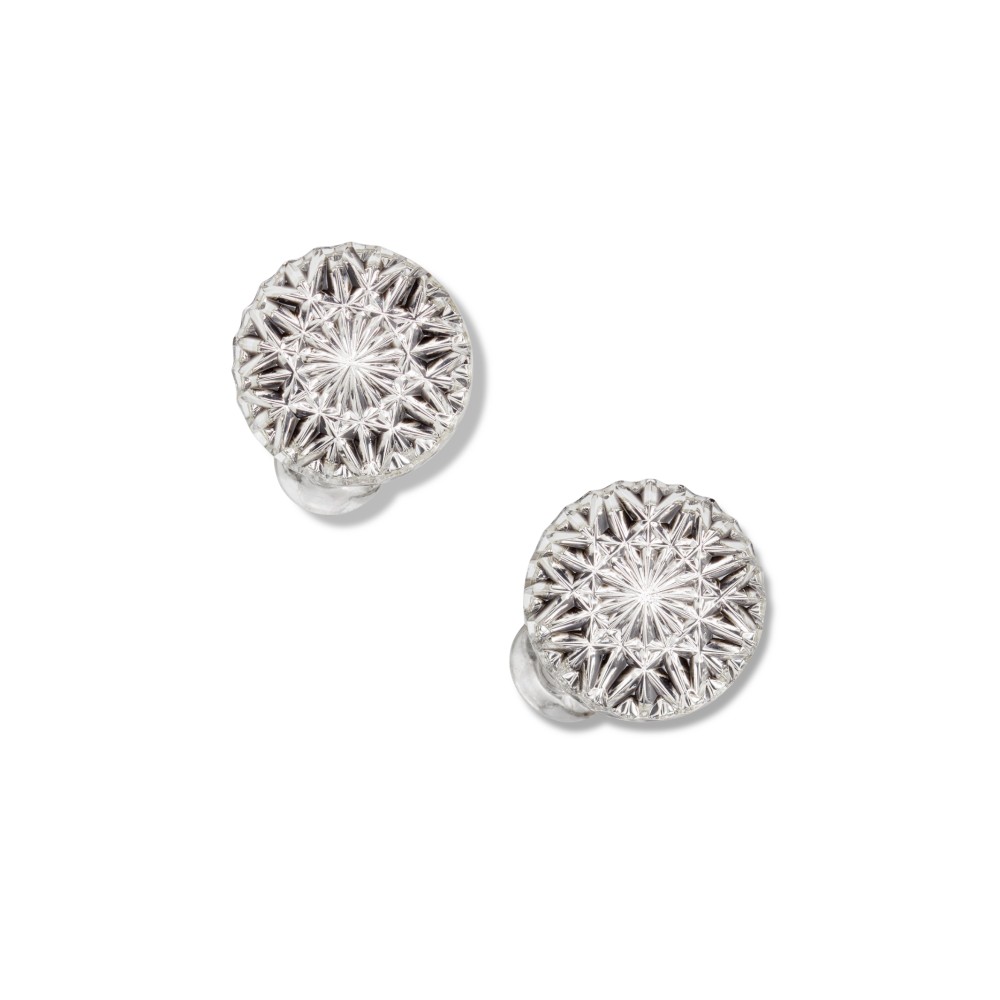 東京切子イヤリング　ひまわり　ブラック 29,304円