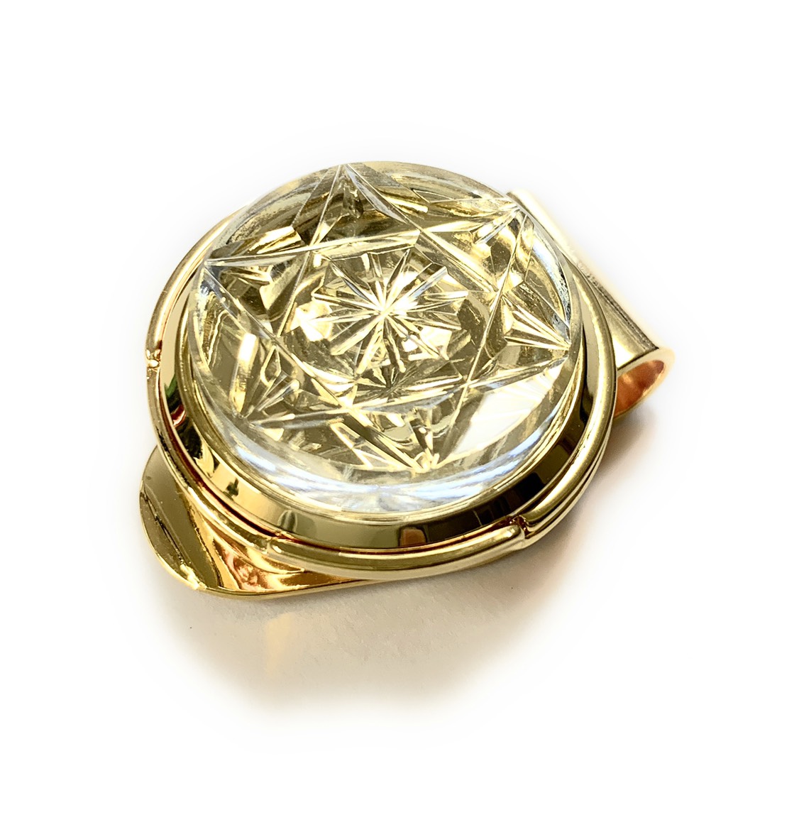 東京切子ゴルフマーカー  六芒菊　クリアー・ゴールド 16,170円