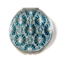 東京切子コンパクトミラー 星姫 　ダークブルー　Silver 4枚目の画像