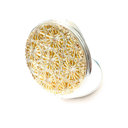 東京切子コンパクトミラー　星姫　 Silver 東京切子コンパクトミラー 星姫 青 Silver 手鏡 KILIKO 通販