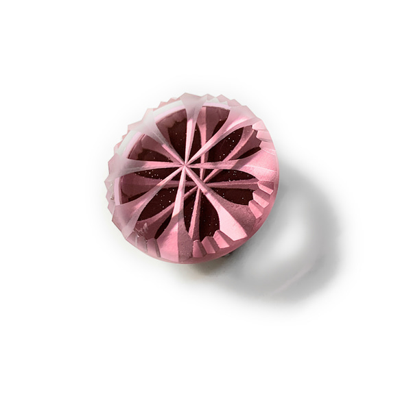 東京切子帯留め コスモス ピンク 帯留め KILIKO 通販 7819926｜Creema  