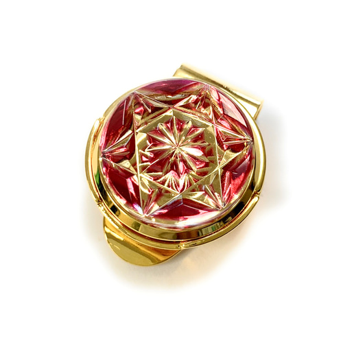 KILIKO 東京切子 ゴルフマーカー 東京切子ゴルフマーカー 六芒菊