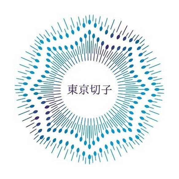 東京切子コンパクトミラー　流菊　紫　Futuristic Silver 7枚目の画像