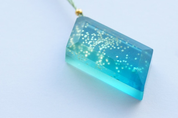 △▶▽ウミノガラス SEAGLASS PENDANT -h- 4枚目の画像