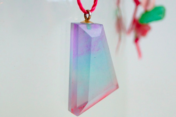 ▶▽ウUmino glass SEAGLASS PENDANT-b- 第4張的照片