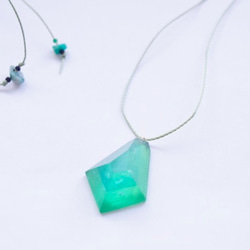 △▶▽ウミノガラス SEAGLASS PENDANT -i- 4枚目の画像