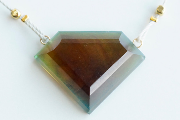 △▶▽ウミノガラス SEAGLASS PENDANT -a- 2枚目の画像