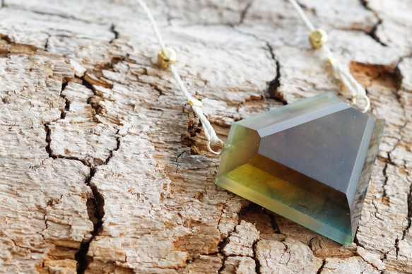 △▶▽ウミノガラス SEAGLASS PENDANT -a- 7枚目の画像