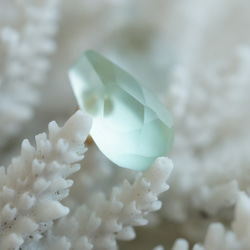 △▶▽海野風聲鶴唳海玻璃耳環^ h 第2張的照片