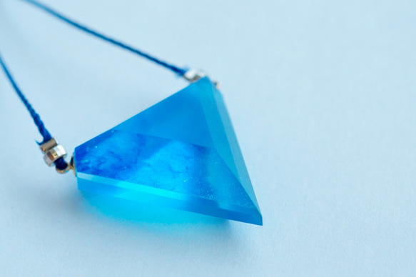 △▶▽ウミノガラス SEAGLASS PENDANT -c- 3枚目の画像