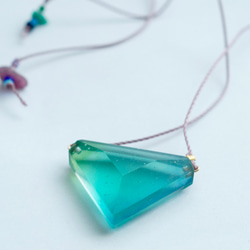 △▶▽ウミノガラス SEAGLASS PENDANT -o- 5枚目の画像