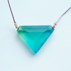 △▶▽ウミノガラス SEAGLASS PENDANT -o- 7枚目の画像