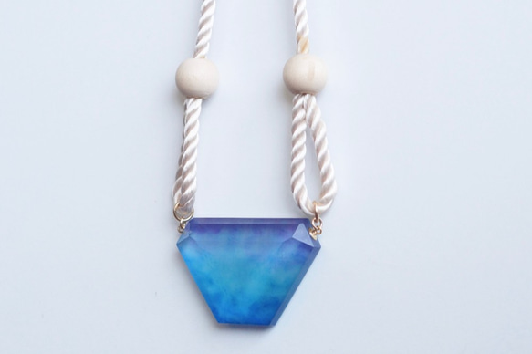 △▶▽ウミノガラス SEAGLASS PENDANT -d- 4枚目の画像