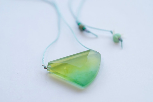 ▶▽ウUmino glass SEAGLASS PENDANT -m- 第4張的照片