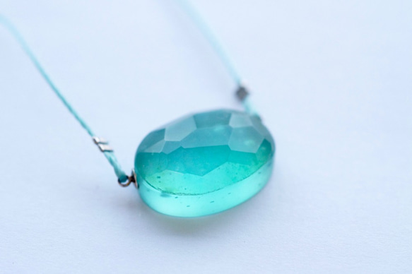 △▶▽ウミノガラス SEAGLASS PENDANT -n- 3枚目の画像