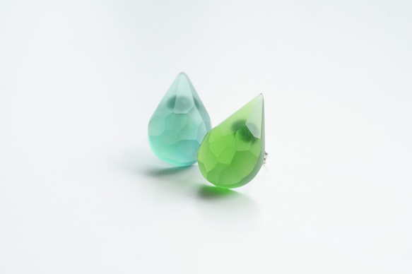 △▶▽ウミノガラス (SeaGlass） ピアス i 2枚目の画像