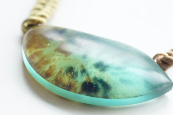 △▶▽ウミノガラス SEAGLASS PENDANT -A- 3枚目の画像