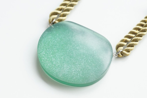 △▶▽ウミノガラス SEAGLASS PENDANT -C- 1枚目の画像