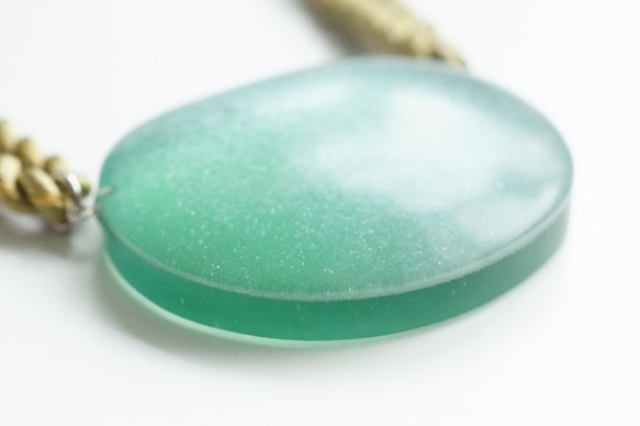 △▶▽ウミノガラス SEAGLASS PENDANT -C- 6枚目の画像