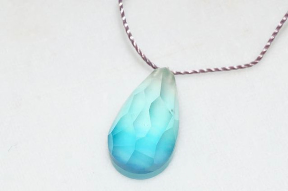 △▶▽ウミノガラス SEAGLASS PENDANT -a- 2枚目の画像