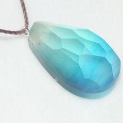 △▶▽ウミノガラス SEAGLASS PENDANT -a- 3枚目の画像