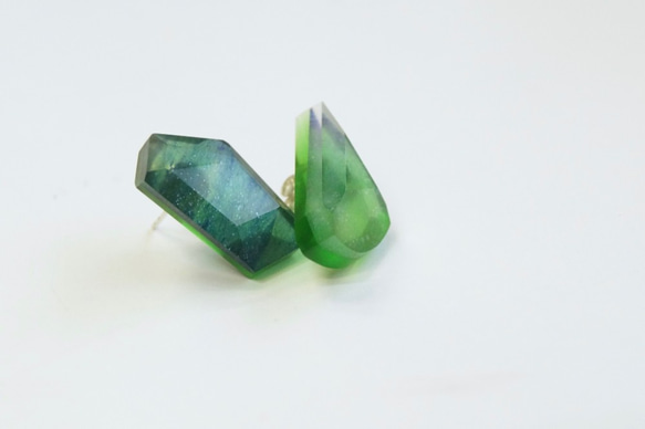 △▶▽Umino Glass（SeaGlass）耳環v 第6張的照片