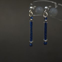 glass stick pierce　S-blue 2枚目の画像