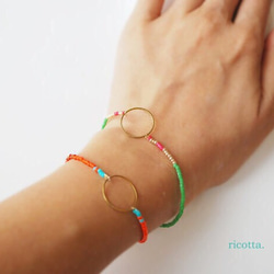 *Bracelet Bar* Ring Bracelet - Sorbet Colors 4枚目の画像