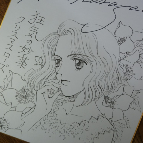 あなたの好きな花でサイン色紙 イラスト 唐沢野枝 通販 8541637