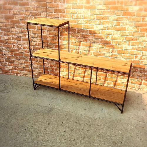 丈夫でオシャレな鉄筋家具。 棚・シェルフ・ラック ハッピースマイル