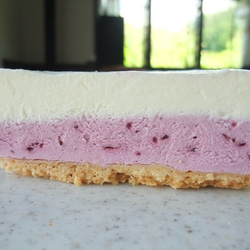 ブルーベリーヨーグルトチーズケーキ（18センチ）【冷凍便】 2枚目の画像